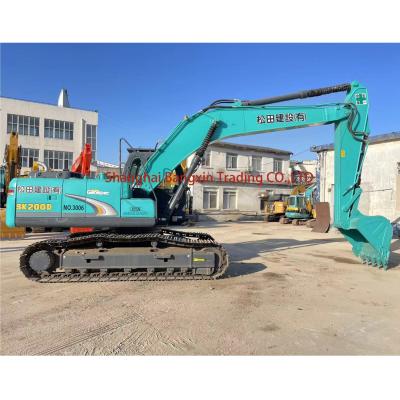 China Gebraucht Kobelco SK200 Bagger 6000 KG Maschine Gewicht können wir Inspektion zu verkaufen