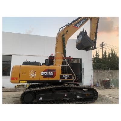 Chine Excavateur Sany SY215 d'occasion avec une puissance et une stabilité hydrauliques élevées à vendre