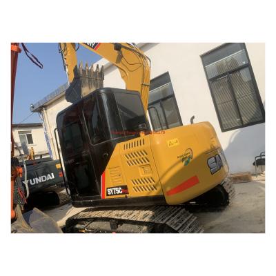 China 7 Tonnen kleiner Bagger Sany SY75 Ihre beste Wahl für Baumaschinen zu verkaufen