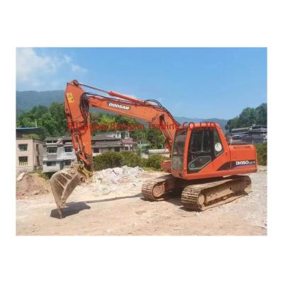 China Gebruikte Doosan DH150LC-7 Crawler Excavator met ISUZU motor 15000 KG machinegewicht Te koop