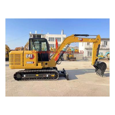 China Excavadora Mini Cat 306E2 de segunda mão com potência e alta estabilidade hidráulica à venda