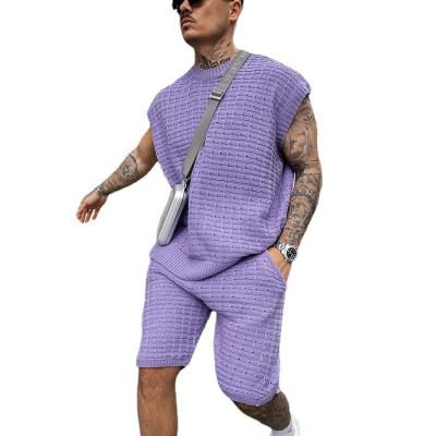 China Mens Sports Casual Daily Loose Trend Short Sleeve Shirt Shorts Suit QUICK DRY for sale