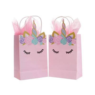 China China Manufacturer Recyclable Kraft Paper Bag Recyclable Cardboard Customized Paper Goodie Bag Gift Bags for sale