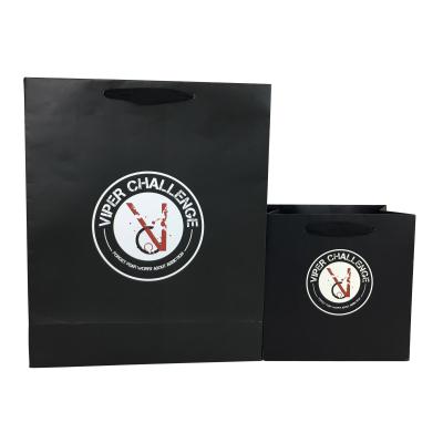 China China Recyclable Cheap Manufacturer Wholesale Gift Black Paper Paper Bag For Purchasing for sale