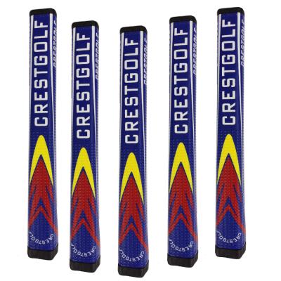 China PU Blue PU Wholesale Non Slip Outdoor Standard Size Customized Logo Golf Club Grips for sale