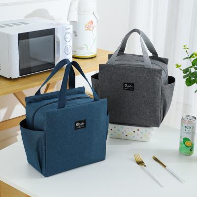 China Waterproof Collapsible Insulated Lunch Cooler Bag Thickened Portable Lunch Tote Case Bento Box Food Bag Meal Bag for sale