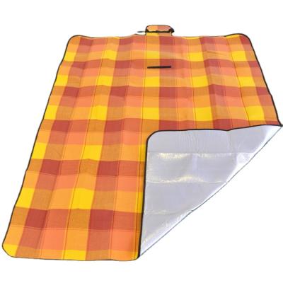 China Durable 2021 Hot Sale Camping Mat Green Polor Fleece Picnic Eco-Friendly Mat for sale