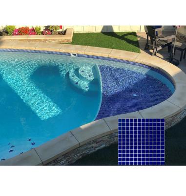 Κίνα Parquet Good Quality Hot-melt Glass Mosaic For Bathroom Swimming Pool Slabs προς πώληση