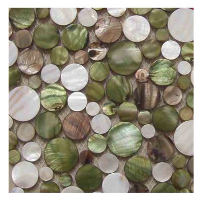 China Parquet Green Pearly Slabs, Pearly Mosaic Slab, Shell Mosaic Te koop