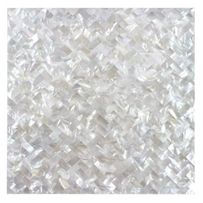 China Pearl Mosaic Tile Shell Parquet, natural material Te koop