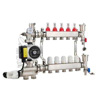 China Floor Heating System DR-1101H Distributors Collectors for Underfloor Radiant Heating Manifold for sale