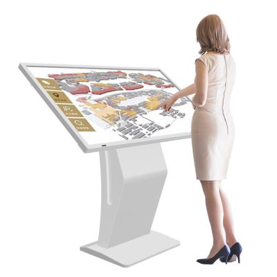 China HUSHIDA 43 Inch Shopping Mall Indoor Kiosk Infrared Touch Screen Information Kiosk WSCM for sale