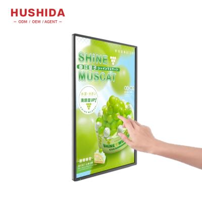 China 32 43 49 55 65 inch touch screen HD screen wall mounted lcd advertising machine for restaurant cafe 32 43 50 55 65 inch for sale