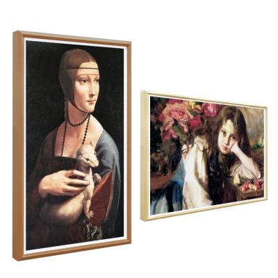 China HUSHIDA 2K 4K Wifi wifi large slim art picture frame nft photo frame electronic digital display for sale