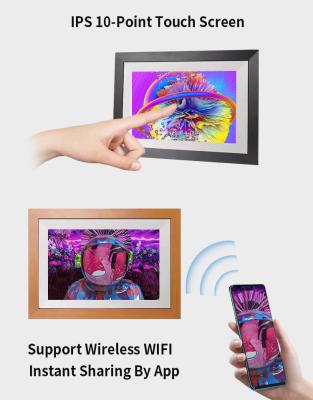 China New Design NFT WIFI 1920*1080P IPS LCD Screen Wifi 10.1 inch nft frame digital display for sale