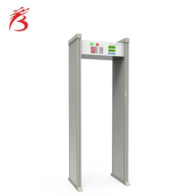 China Human Body Thermometer Bozhi Body Thermometer Measuring Door Walk Through Temperature Metal Detector for sale