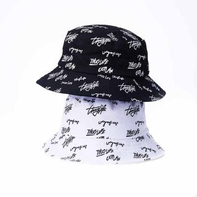 China Private Label Large Designer Luxury Plain Bulk Adult Unisex Cotton Customized Embroidery Logo Bucket Hat Cap for sale