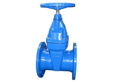 China Resilient Seated Cast Iron Gate Valve Epoxy Resin Painted Feature for sale