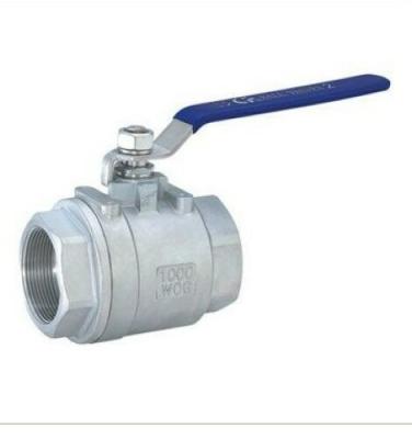 China 2 Piece Stainless Steel Ball Valve , 3 4 High Pressure Ball Valve for sale