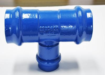 China Blaue duktile Roheisen-Gas-Fittings-Umweltschutz zu verkaufen