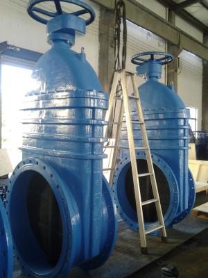 China Iron Coating Epdm Or NBR Resilient Seated Gate Valve PN16 600mm For Potable Water for sale