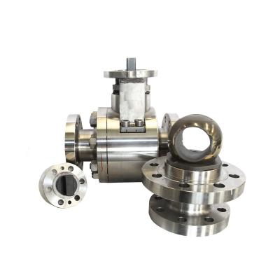 Cina ASTM A182-F316H+CCC floating stainless steel flange ball valve in vendita