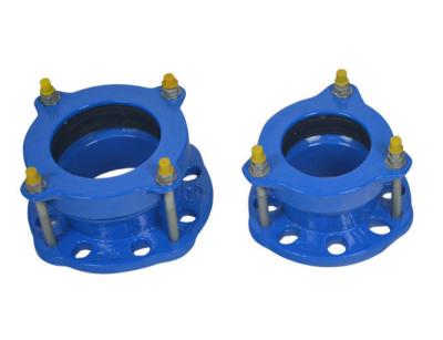 China Epoxy Powder Coating Of 150-200 Microns Flexible Hdpe Pipe Coupling Ductile Iron Flange Adaptor zu verkaufen