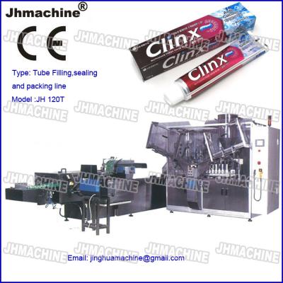 China Automatic Tube Filling and Sealing and Packaging Machine line For Pharmacy Products for sale