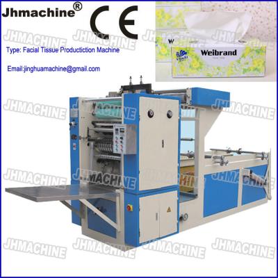 China Automatic Facial Tissue Paper Production Line, Double Lane for box type tissue paper for sale