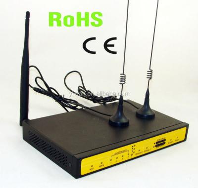 China M2M2 field support load balancing dual module F3C30 dual sim card 4g lte industrial router for sale