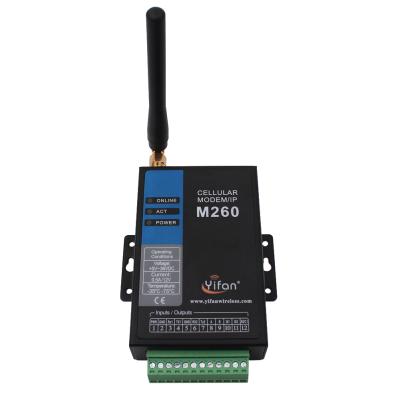 China M260 external industrial cellular modem 4g lte with two ports RS232 one RS485 for sale