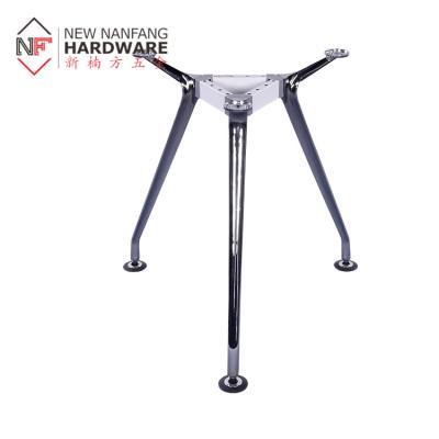 China Wholesale Price Modern Modern Office Table Legs Chrome Legs For Furniture Office Hardware Furniture Legs Conference Table Base for sale