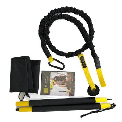 China Portable RIP Trainer Sports Suspension Trainer Pilates Bar Kit with Exercise Resistance Band 59*48*31cm for sale