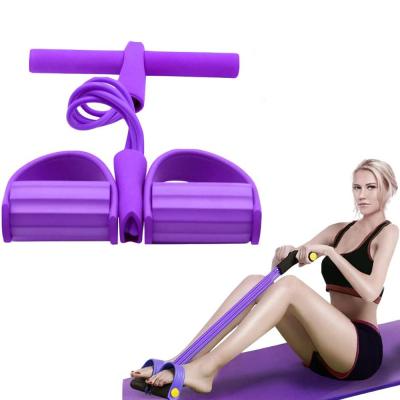 China CL-AB02 Eco-Friendly ComLom Slimming Elastic Pedal Resistance Band Ankle Puller Tool Pull Rope Fitness Equipment For Home Gym Yoga Workout for sale