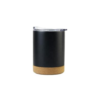 China CL1C-E373-D Comlom 12oz Stainless Steel Wall Cork Base Tumbler Cups Travel Viable Mug Double for sale