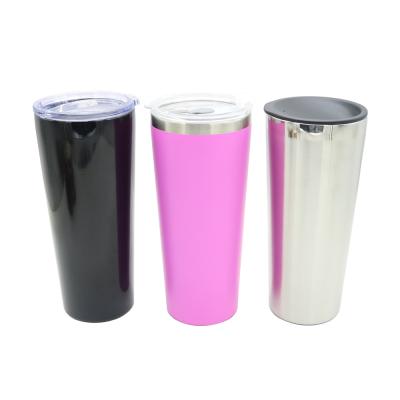 China SUSTAINABLE CL1C-E398 ComLom Customized 22 Ounce 24 Ounce Tumbler Double Wall Stainless Steel Travel Coffee Mug With Straw And Lid for sale