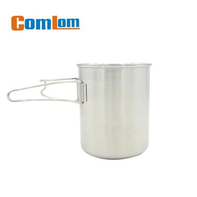 China CL1C-M37-C Comlom Stainless Steel Travel Mug Viable Camping Pot With Cover for sale