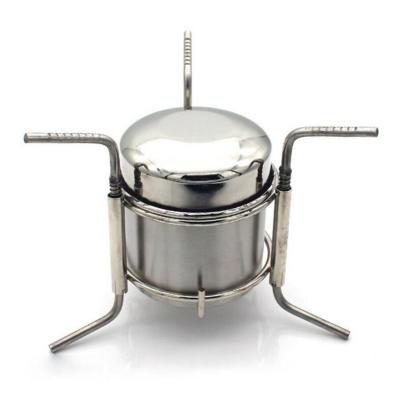 China Outdoor Camping Hiking Stainless Steel Alcohol Stove Traveling Camping Stove CL2B-DC05 for sale