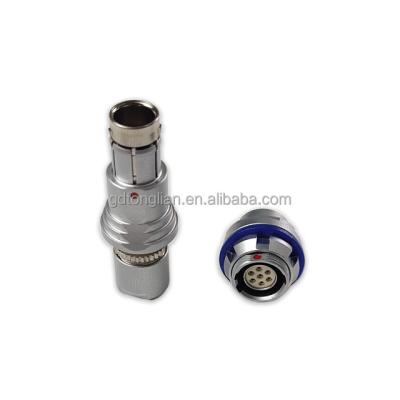 China IP68 Microwave Series 7pin UP01 UR01 UR02U Waterproof End Series Circular Connector Push Pull Male Connector for sale