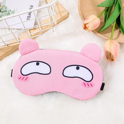 China Wholesale New Fashion Nourishing Cute Cartoon Shading Eye Sleep Ice Eye Mask Warm And Cold Mask for sale