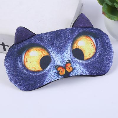 China Wholesale New 3D Ice Pack Eye Mask Sleep Nourishing Eye Mask Nourishing Animal Eye Mask Creative Cute Cartoon Animal Eye Mask for sale