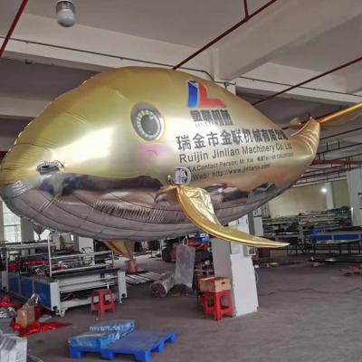 China factory big aluminum helium balloon making machine 2400mm fish balloon product device remote control balloon machine factory for sale