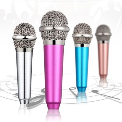 Chine Mic Portable Mini 3.5mm Handheld Microphone 4 Color Handheld Stereo Studio Microphone For Mobile Phone Laptop MIC KTV Desktop PC Karaoke à vendre