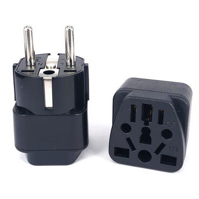 China Residential/Multipurpose Italy Switzerland UK USA Universal AU To German EU Russia AC Power Outlet Schuko Plug Travel Charger Adapter Converter for sale