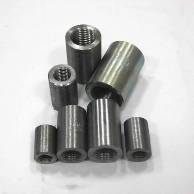 China Modern Splicing Metal Construction Materials Screw Rebar Straight Coupler Steel Rebar for sale