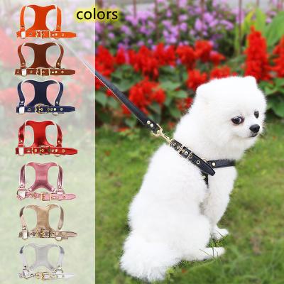 China DETACHED Pet Supplies Wholesale Pet Products Luxury Doutdoor Dog Raising Soft Leather Sports Pet Harness Dog Harness for sale