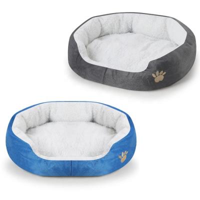 China Travel Durable Using Low Price Comfortable Soft Pet Sofa Bed Fluffy Vet Pet Bed Dog Bed Sale for sale