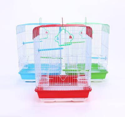 China Breathable Small Aviary Travel Parrot Bird Iron Metal Canary Yellow Cage For Sale In China for sale