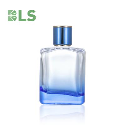 China Personal Care Perfume Cosmetic Perfume Bottles With Crown Cap 30ml Square Perfume Bottle for sale