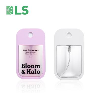 China Cosmetic Plastic Credit Card Spray Bottle 30ml Credit Card Perfume Bottle for sale